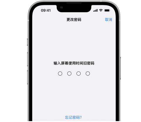 荣邦乡iPhone屏幕维修分享iPhone屏幕使用时间密码忘记了怎么办 