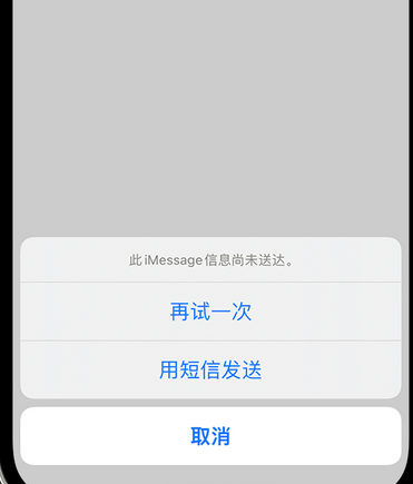 荣邦乡apple维修iPhone上无法正常发送iMessage信息