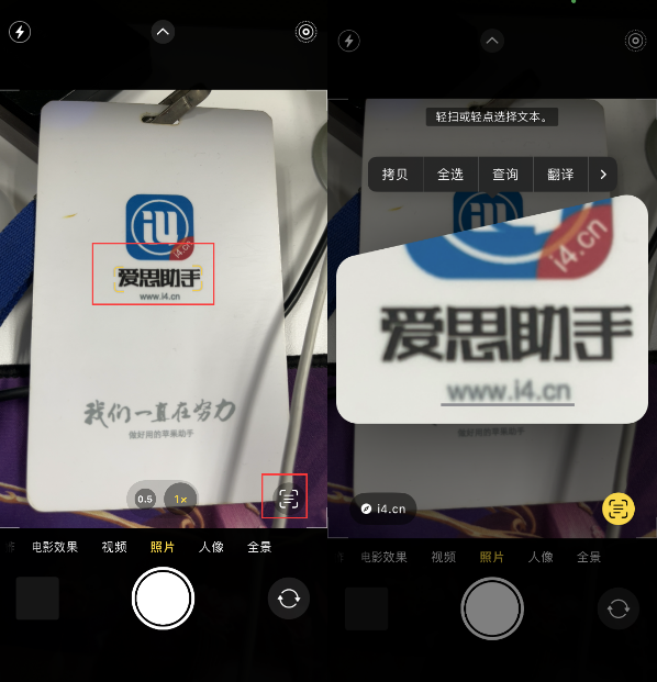 荣邦乡苹果手机维修分享升级iOS 16后如何通过相机翻译文本 