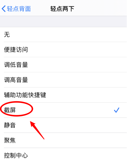 荣邦乡苹果手机维修分享iPhone12如何启用双击截屏 